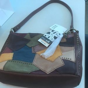 The Sak Multi Color patch handbag size M  leather